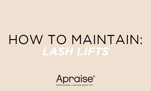 How to maintain: Lash Lift